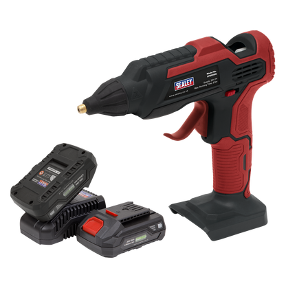 SV20 Series Cordless Glue Gun Kit 20V 2Ah - 2 Batteries