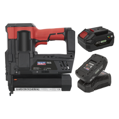 SV20 Series Cordless Nail/Staple Gun Kit 18G 20V - 2 Batteries