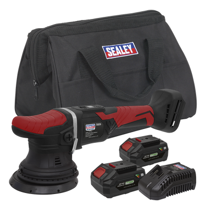 Premier SV20 Series 125mm Cordless Orbital Polisher Kit 20V 4Ah - 2 Batteries