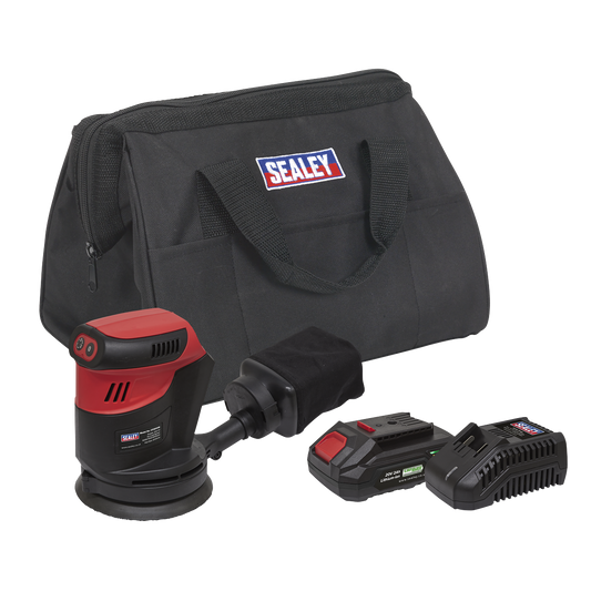 SV20 Series 125mm Cordless Orbital Palm Sander 20V 2Ah