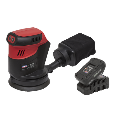 SV20 Series 125mm Cordless Orbital Palm Sander 20V 2Ah