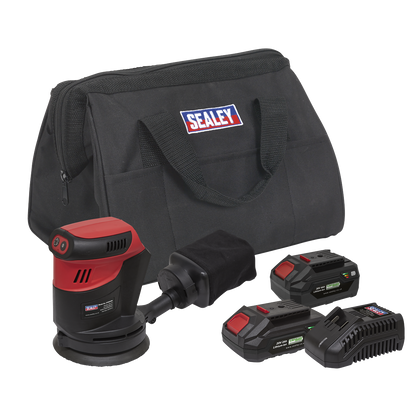 SV20 Series 125mm Cordless Orbital Palm Sander 20V - 2 Batteries