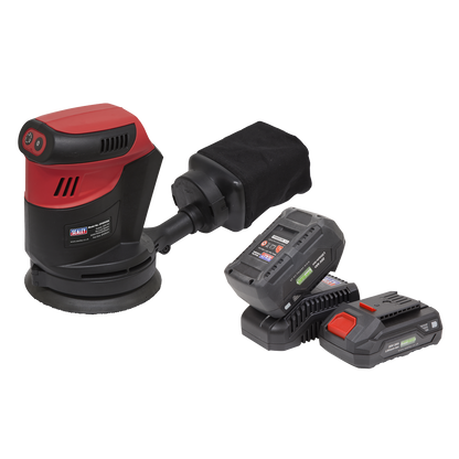 SV20 Series 125mm Cordless Orbital Palm Sander 20V - 2 Batteries