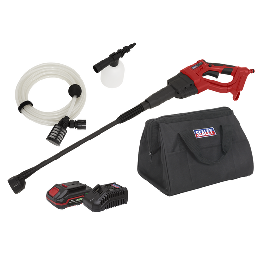 SV20 Series Cordless Pressure Washer Kit 20V 2Ah
