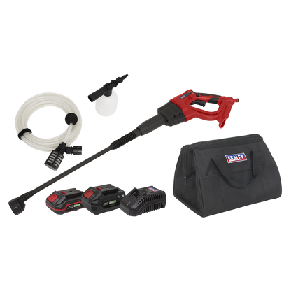 SV20 Series 22bar Cordless Pressure Washer Kit 20V - 2 Batteries