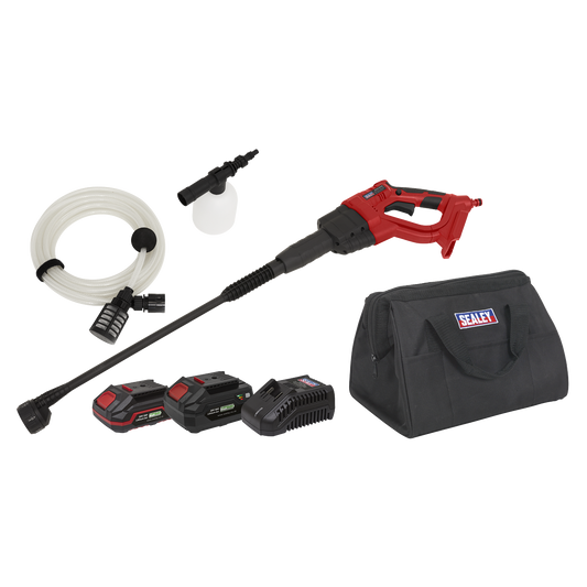 SV20 Series 22bar Cordless Pressure Washer Kit 20V - 2 Batteries