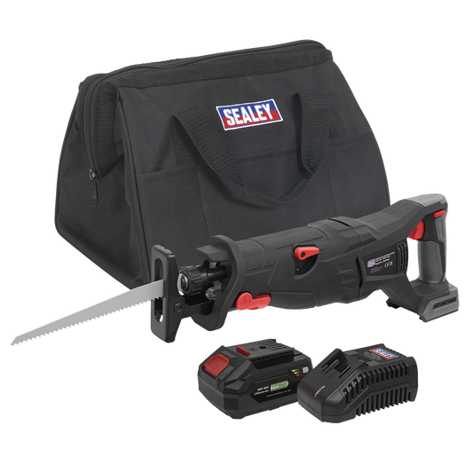 Premier SV20 Series Brushless Cordless Reciprocating Saw 20V 4Ah Kit
