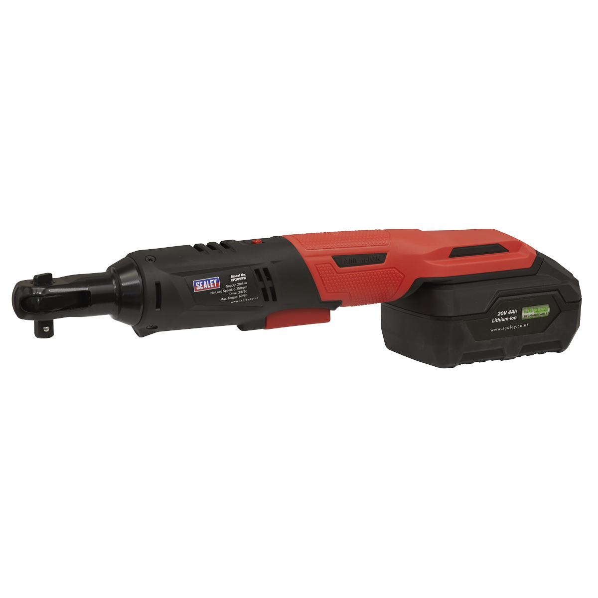SV20 Series 3/8"Sq Drive Ratchet Wrench 60Nm 20V - Body Only