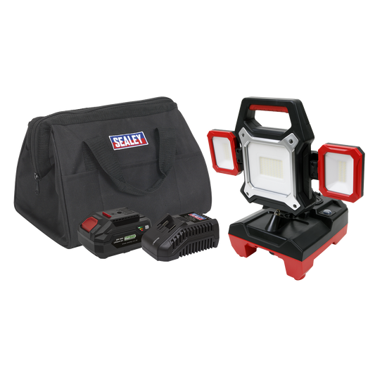 SV20 Series 2-in-1 Cordless/Corded 45W SMD LED Worklight 20V 4Ah