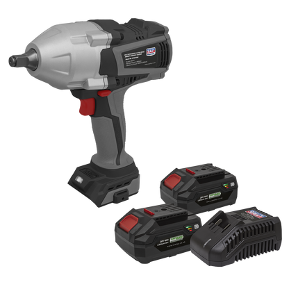 Premier SV20 Series Cordless Impact Wrench Kit 20V 4Ah - 2 Batteries