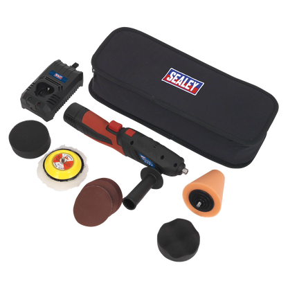 Cordless Mini Sander/Polisher Kit 75mm 12V