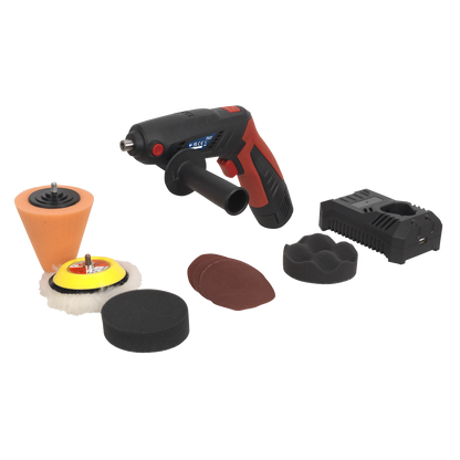 Cordless Mini Sander/Polisher Kit 75mm 12V