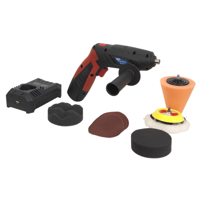 Cordless Mini Sander/Polisher Kit 75mm 12V