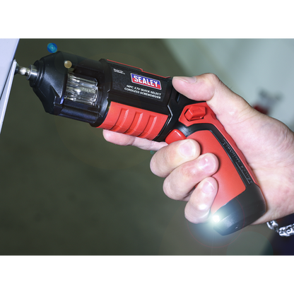 Cordless Quick Select Screwdriver 3.7V 14pc