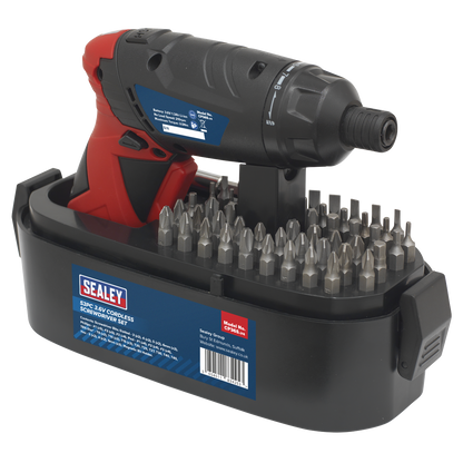 Cordless Screwdriver Set 3.6V 53pc