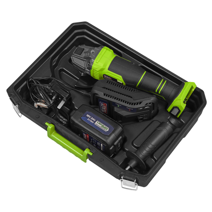 18V 3Ah 115mm Cordless Angle Grinder - Green