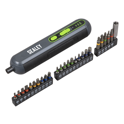 Cordless Screwdriver with Bit Set 4V 25pc
