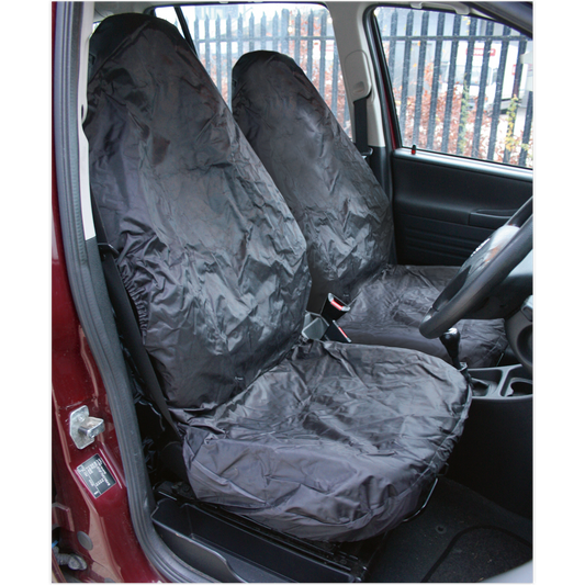 Heavy-Duty Front Seat Protector Set 2pc