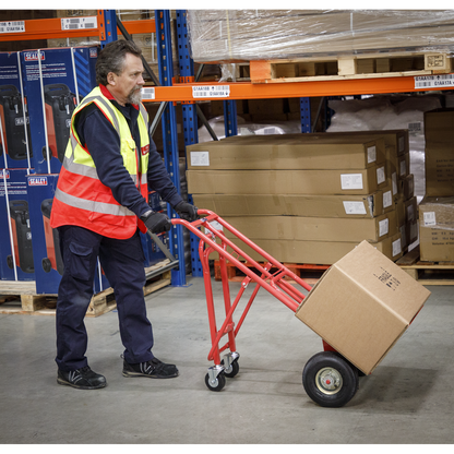 3-in-1 Sack Truck with Pneumatic Tyres 250kg Capacity