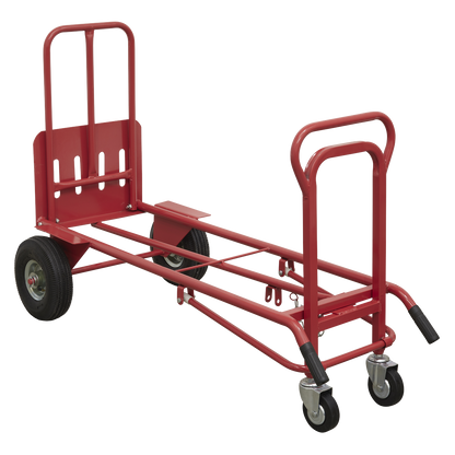 3-in-1 Sack Truck with Pneumatic Tyres 250kg Capacity