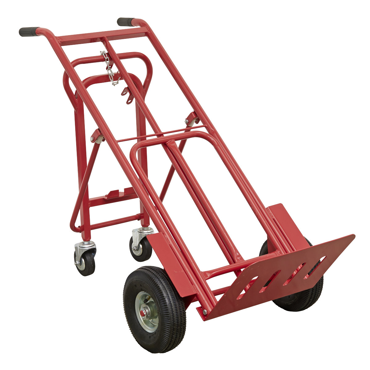 3-in-1 Sack Truck with Pneumatic Tyres 250kg Capacity