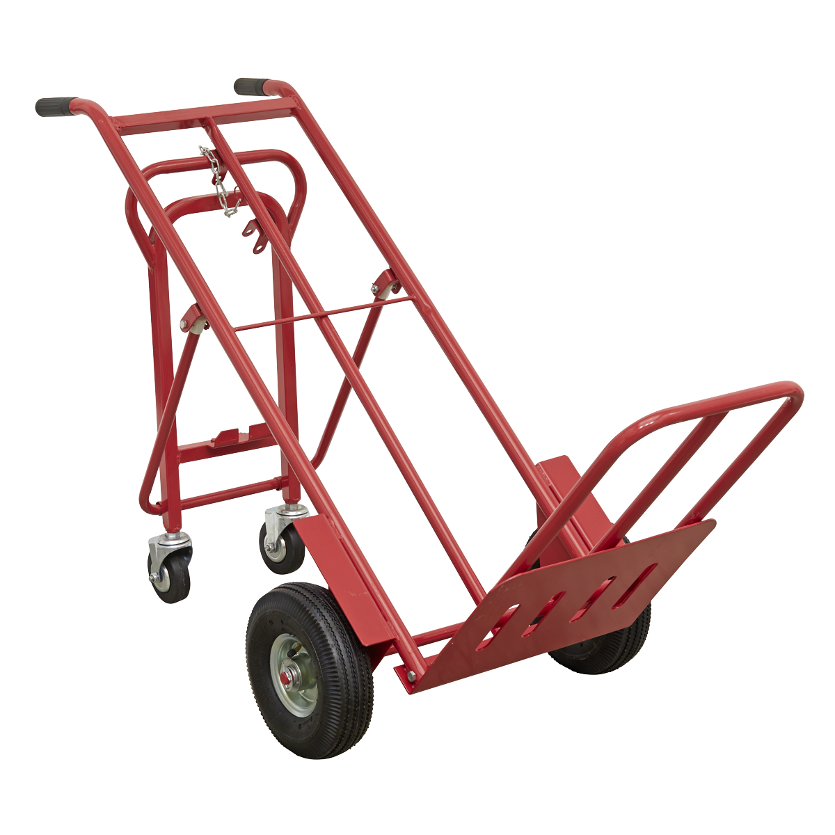 3-in-1 Sack Truck with Pneumatic Tyres 250kg Capacity