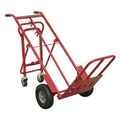 3-in-1 Sack Truck with Pneumatic Tyres 250kg Capacity