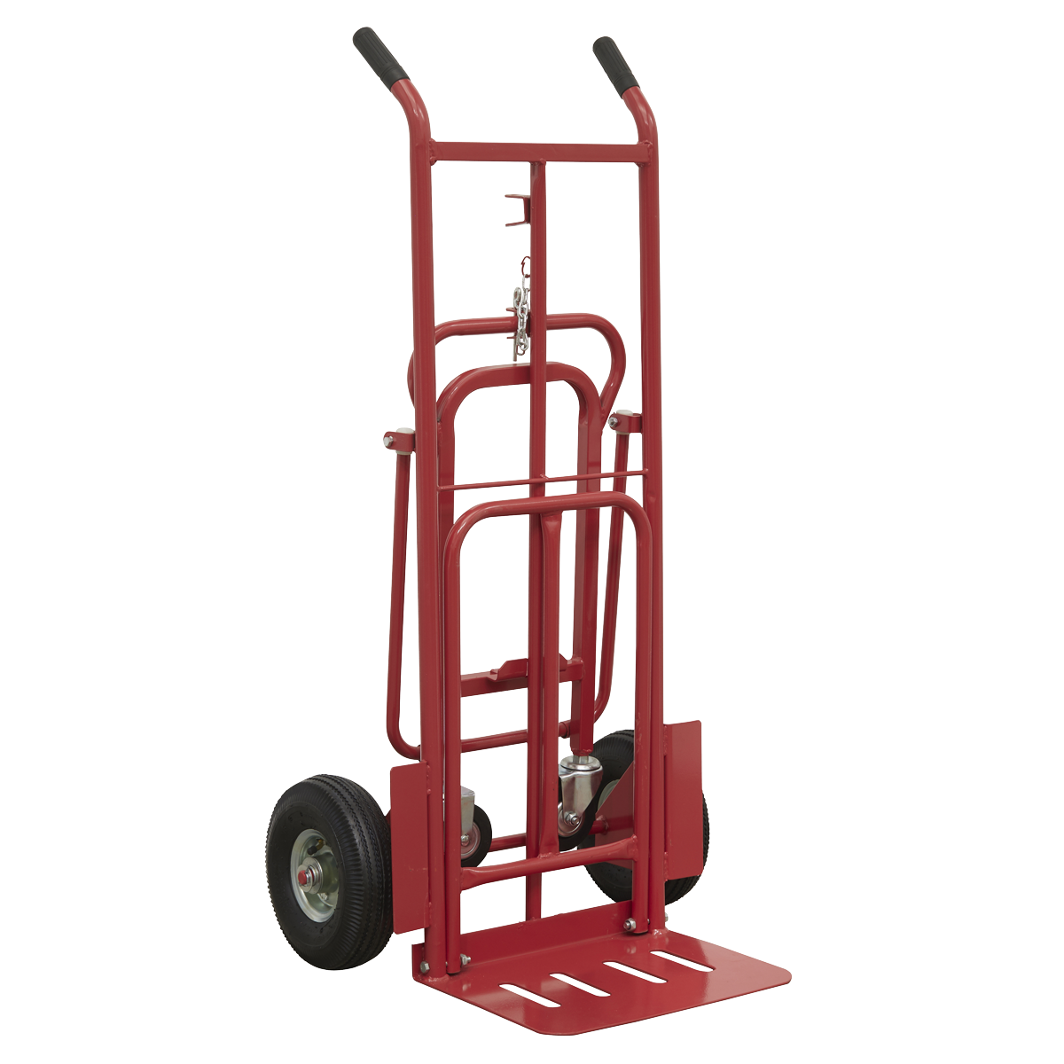 3-in-1 Sack Truck with Pneumatic Tyres 250kg Capacity
