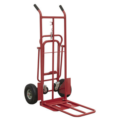 3-in-1 Sack Truck with Pneumatic Tyres 250kg Capacity