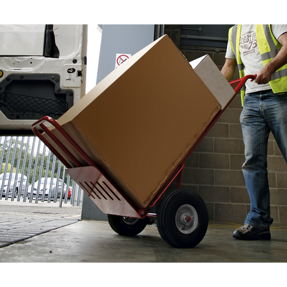 Folding Sack Truck with Pneumatic Tyres 250kg Capacity