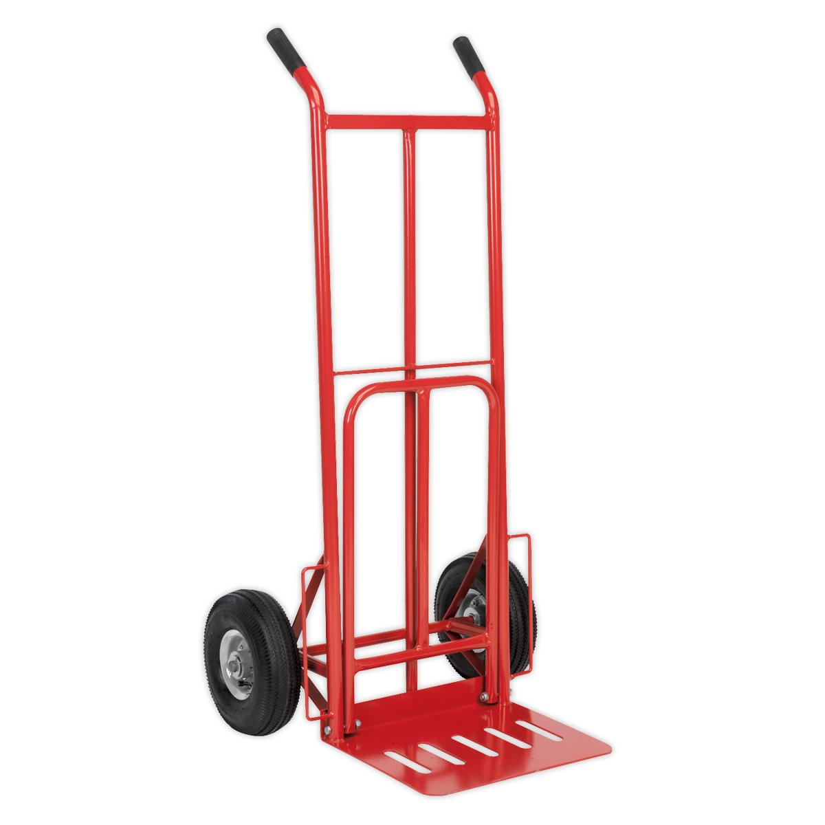 Folding Sack Truck with Pneumatic Tyres 250kg Capacity