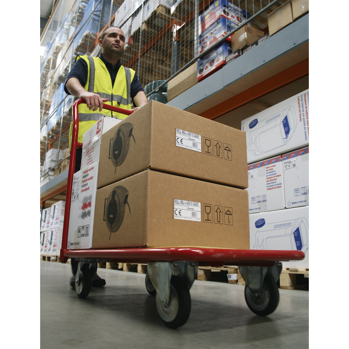 Heavy-Duty Platform Truck 250kg Capacity
