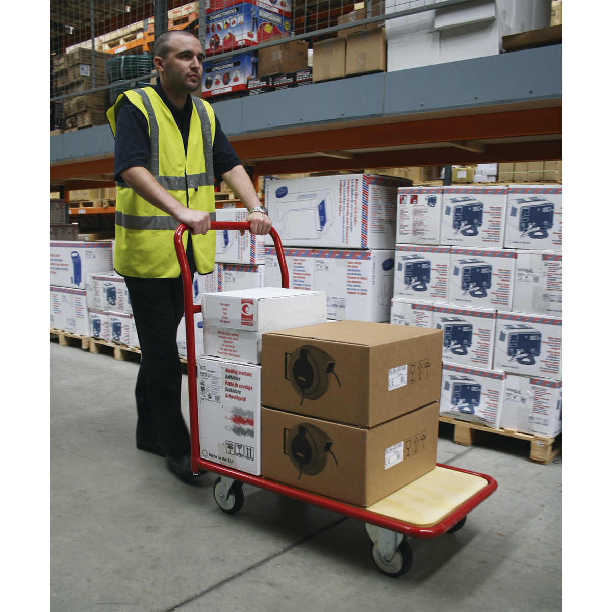 Heavy-Duty Platform Truck 250kg Capacity