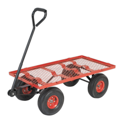 Platform Truck with Removable Sides & Pneumatic Tyres 200kg Capacity