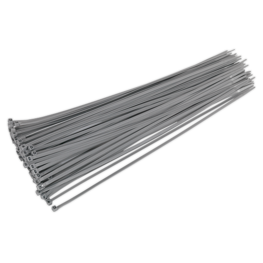 Cable Tie 380 x 4.4mm, Silver - Pack of 100