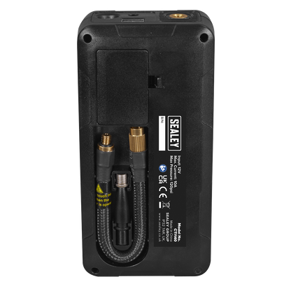 Rechargeable Tyre Inflator & Power Bank with Worklight 12V