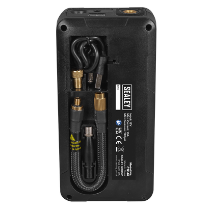 Rechargeable Tyre Inflator & Power Bank with Worklight 12V