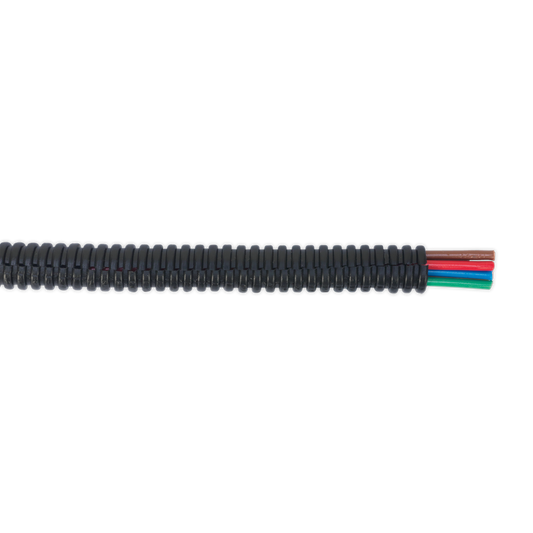 Split Convoluted Cable Sleeving 7-10mm 10m