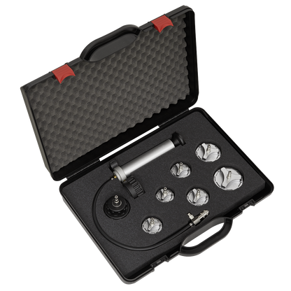 Commercial Cooling System Pressure Test Kit 7pc