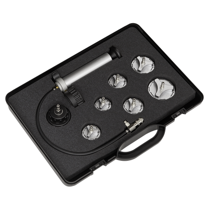 Commercial Cooling System Pressure Test Kit 7pc