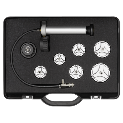 Commercial Cooling System Pressure Test Kit 7pc