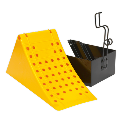Commercial Wheel Chock with Bracket