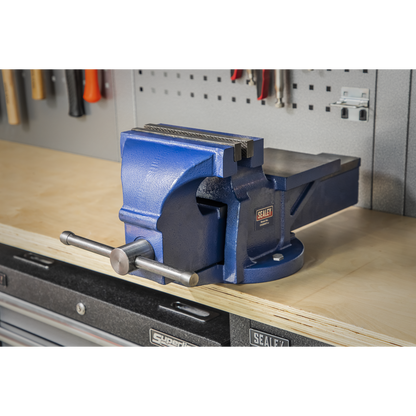 Professional Heavy-Duty Fixed Base Vice 200mm