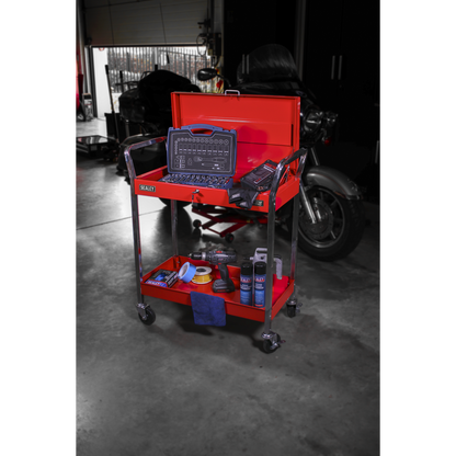 Superline PRO® Heavy-Duty Trolley with Lockable Top 2-Level