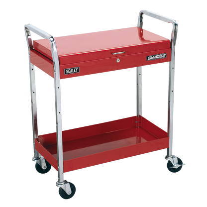 Superline PRO® Heavy-Duty Trolley with Lockable Top 2-Level