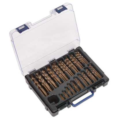 HSS Cobalt Fully Ground Drill Bit Assortment 1-10mm 170pc
