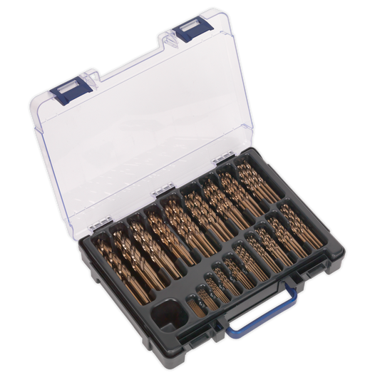 HSS Cobalt Fully Ground Drill Bit Assortment 1-10mm 170pc