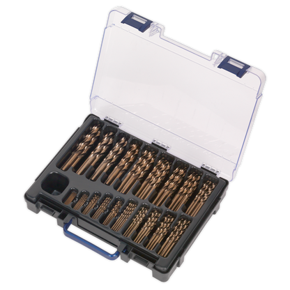 HSS Cobalt Fully Ground Drill Bit Assortment 1-10mm 170pc