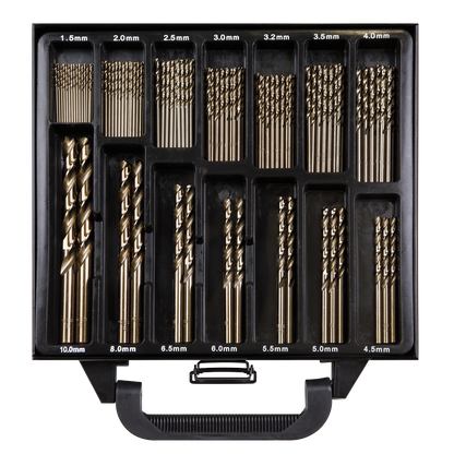 HSS Cobalt Fully Ground Drill Bit Set 99pc