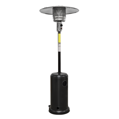 Dellonda Outdoor Garden Gas Patio Heater 13kW Commercial & Domestic Use, Black